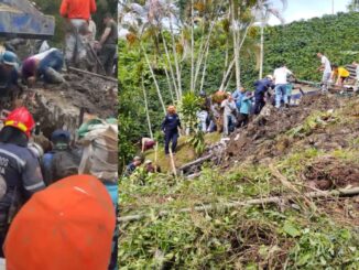 Emergencia en Antioquia: Alud de tierra sepultó escuela y tres niños están atrapados