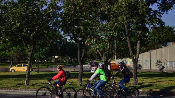 Día sin carro y sin moto en Bogota