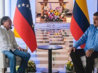Presidentes Gustavo Petro y Nicolás Maduro