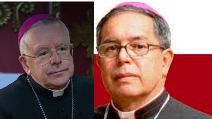 Nuncio,Mariano Montemayor y Monseñor Luis José Rueda