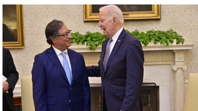 Presidentes Gustavo Petro y Joe Biden Presidentes Gustavo Petro y Joe Biden