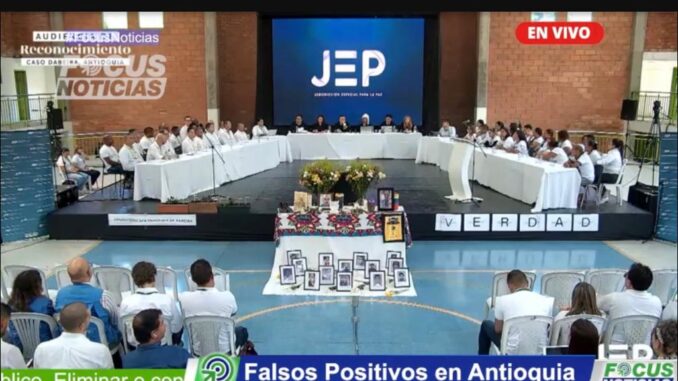 Militares ante la JEP en Antioquía reconocen "Falsos positivos"