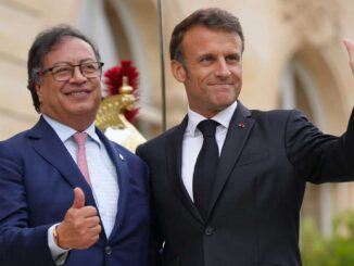 Presidente Gustavo Petro y Presidente de Francia, Emmanuel Macron