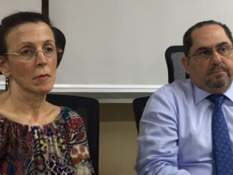 Exrector Carlos Jaller Raad y su Esposa Ivonne Acosta