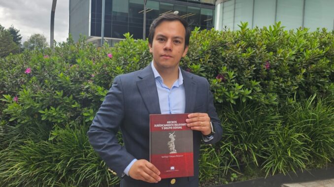 Santiago Vásquez Betancur, autor libro "Hechos Jurídicamente Relevantes y Delito Sexual" de Ediciones Nueva Juridica
