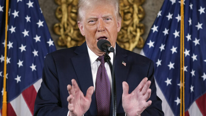 Donald Trump posesión