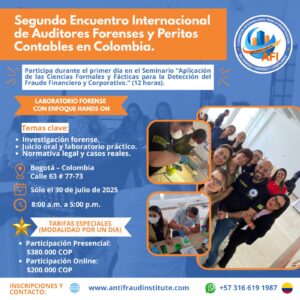 Seminario Aplicación de las Ciencias formales y fácticas para la detección del fraude financiero y corporativo