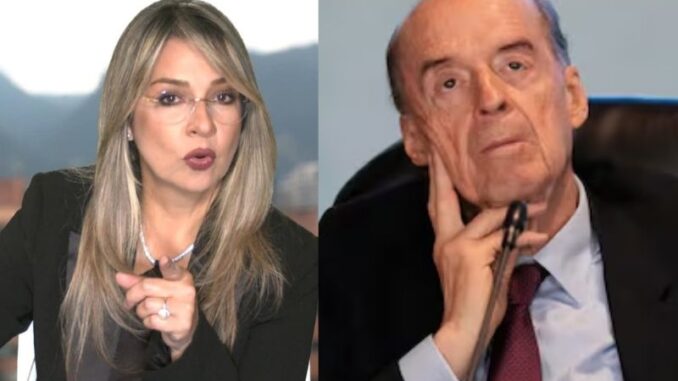 leyva excanciller y Vicky Davila