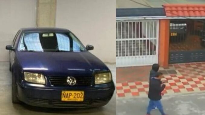 uribe carro azul