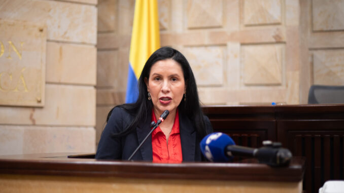 Olga Lucía Claros, viceministra de Política Criminal