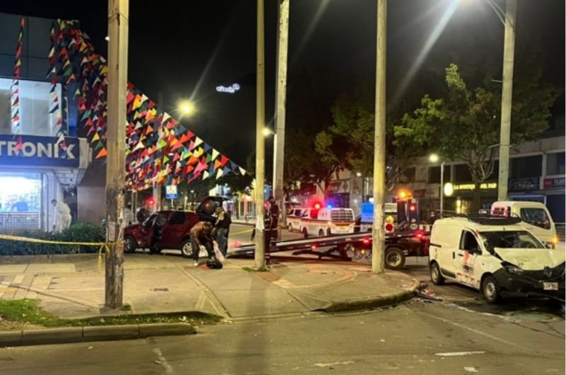 Grave accidente en el norte de Bogotá deja una mujer muerta y tres ...