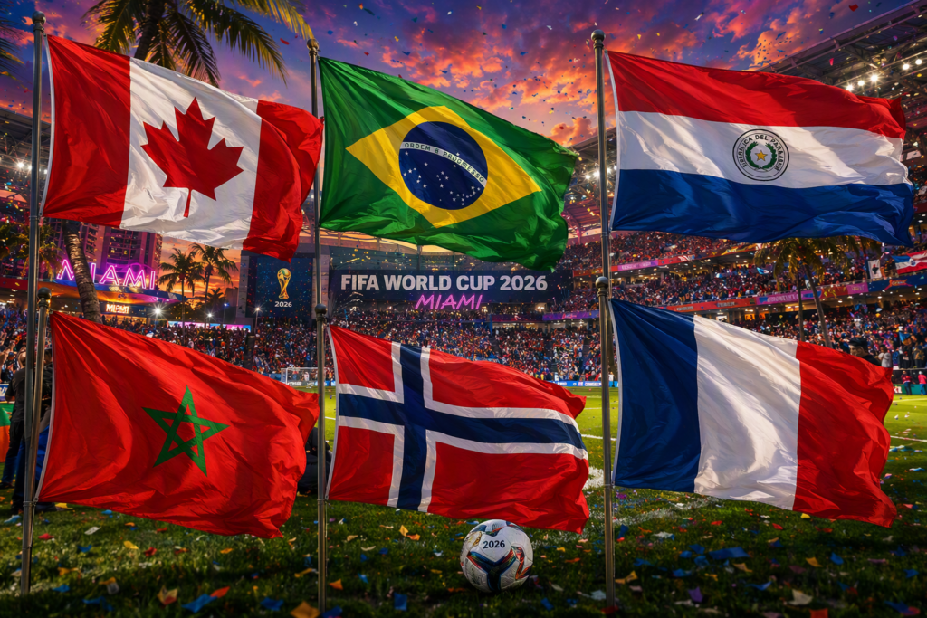 Así quedan preliminarmente los octavos de final del Mundial 2026 ...